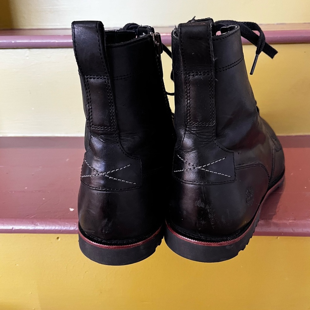 Timberland Black Leather Men's Ankle Boots - Picture 4 of 10